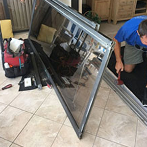 sliding glass door frame repair Yucca Valley